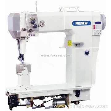 Double Needle High Head Fully Automatic Postbed Lockstitch Sewing Machine